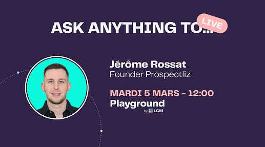 AMA Live - Jérôme Rossat