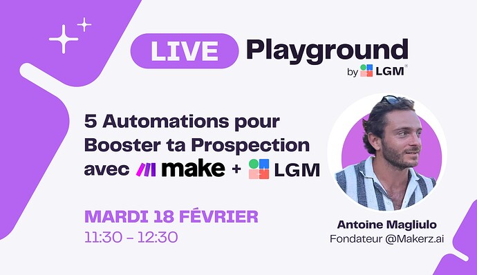 Live Antoine Magliulo - Make x LGM